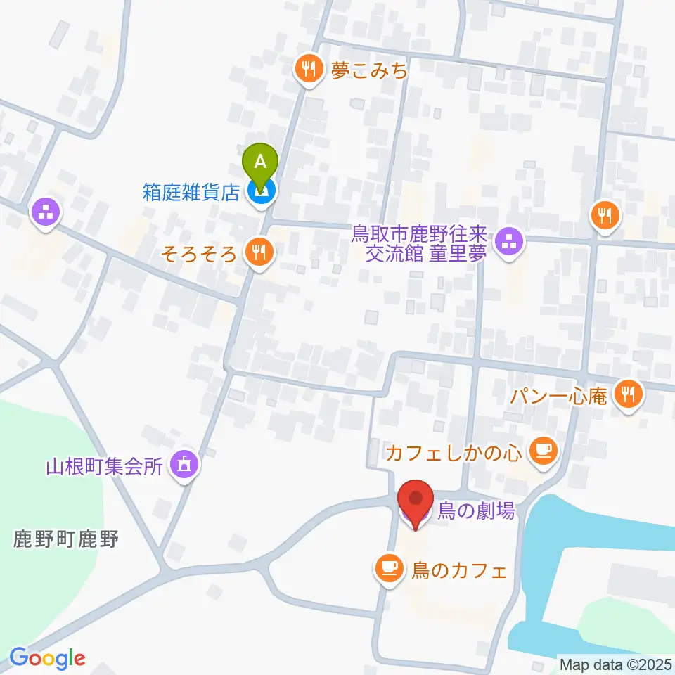 鳥の劇場周辺のホテル一覧地図