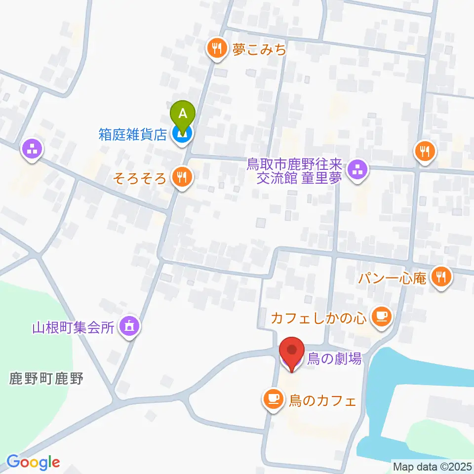 鳥の劇場周辺のホテル一覧地図