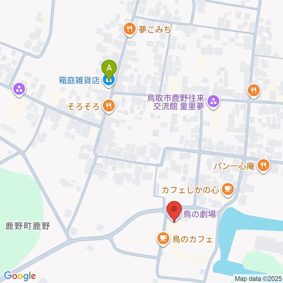 鳥の劇場周辺のホテル一覧地図