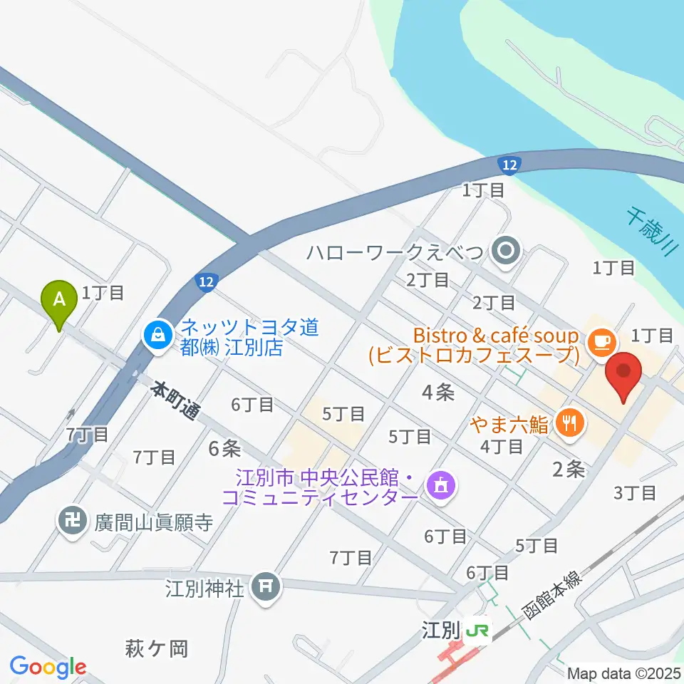 ドラマシアターども周辺のホテル一覧地図