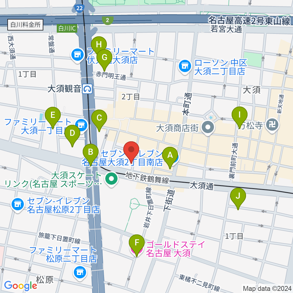 七ツ寺共同スタジオ周辺のホテル一覧地図