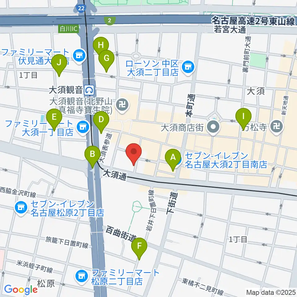七ツ寺共同スタジオ周辺のホテル一覧地図