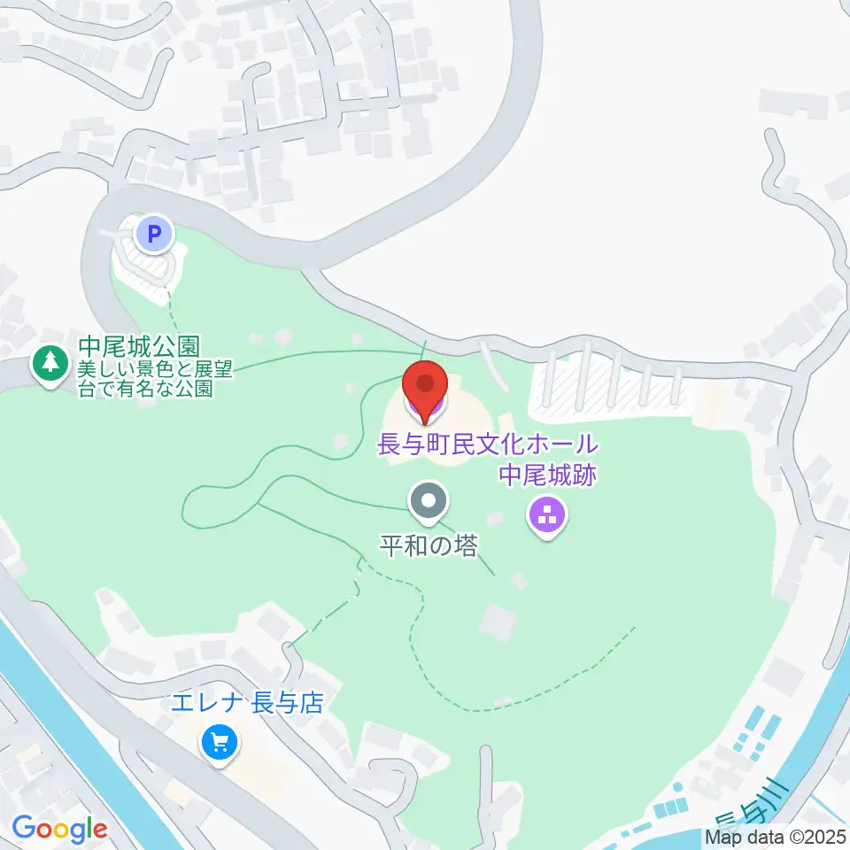 長与町民文化ホール周辺のホテル一覧地図