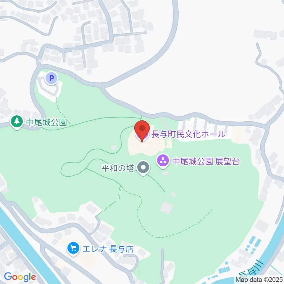 長与町民文化ホール周辺のホテル一覧地図