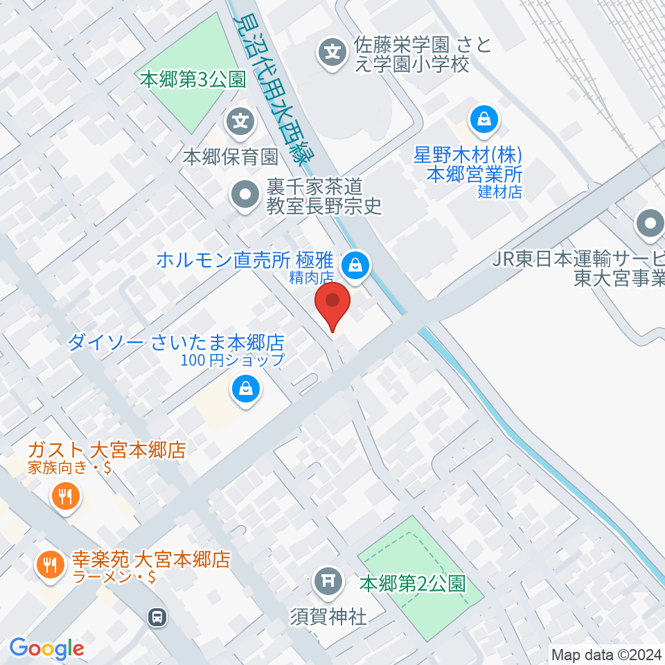 スタジオ・アリア周辺のホテル一覧地図