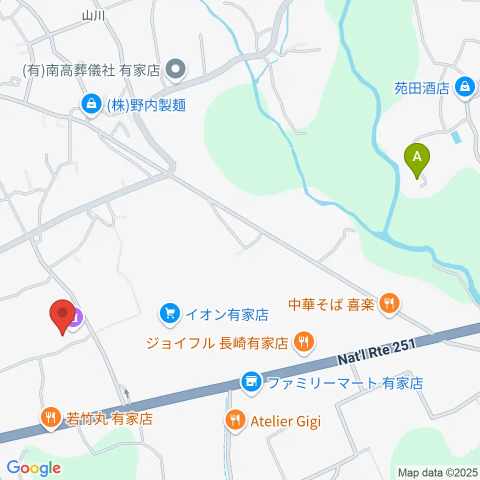ありえコレジヨホール周辺のホテル一覧地図