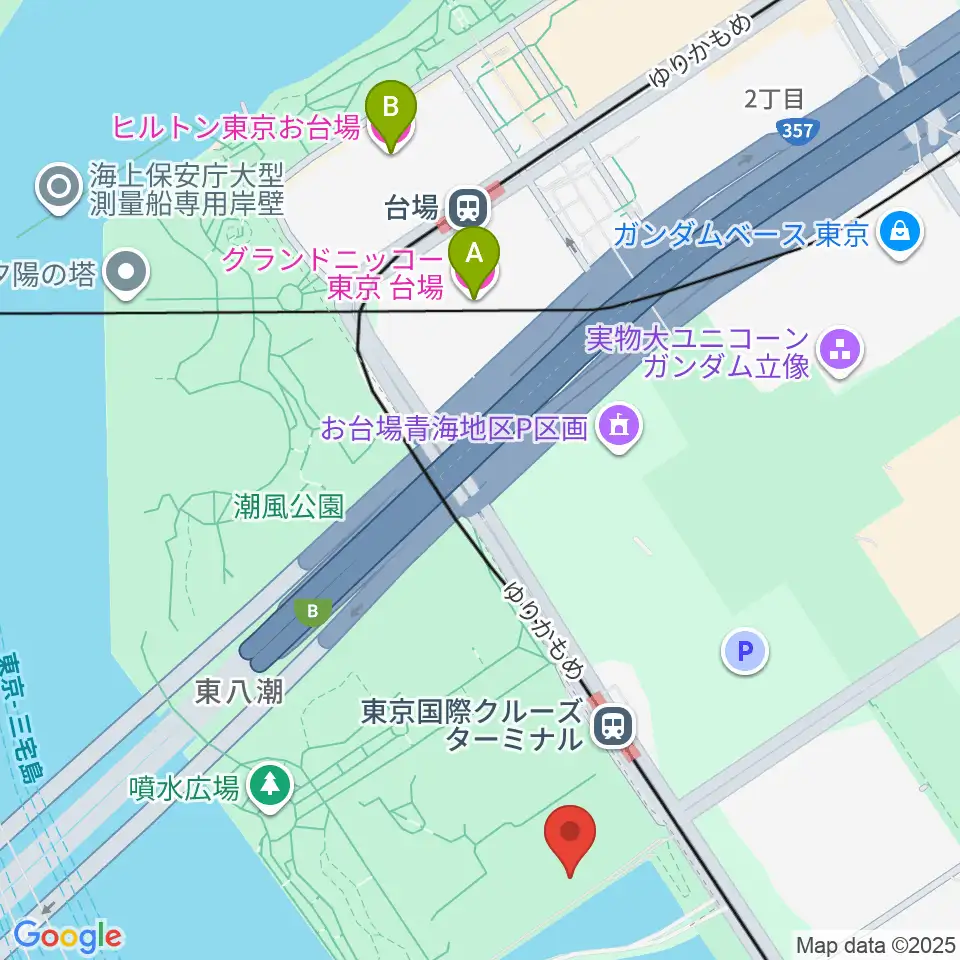 船の科学館周辺のホテル一覧地図