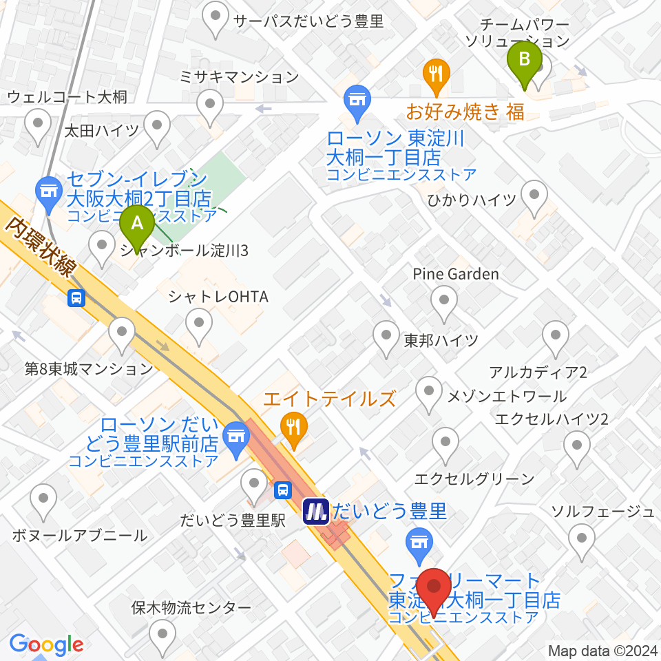 シンカワピアノセンター周辺のホテル一覧地図