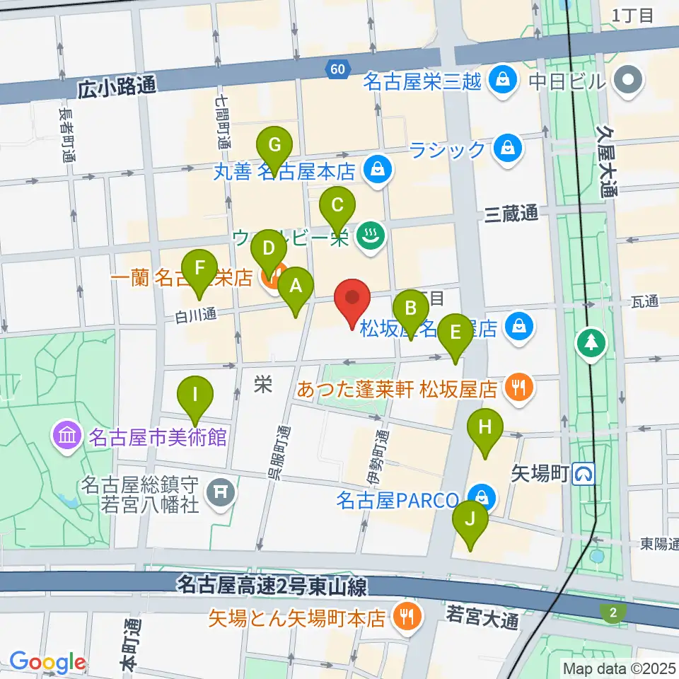 ナディアパーク デザインホール周辺のホテル一覧地図