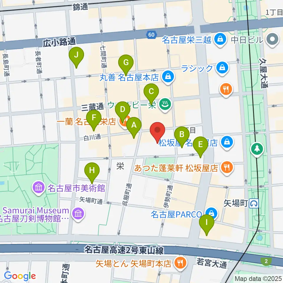 ナディアパーク デザインホール周辺のホテル一覧地図