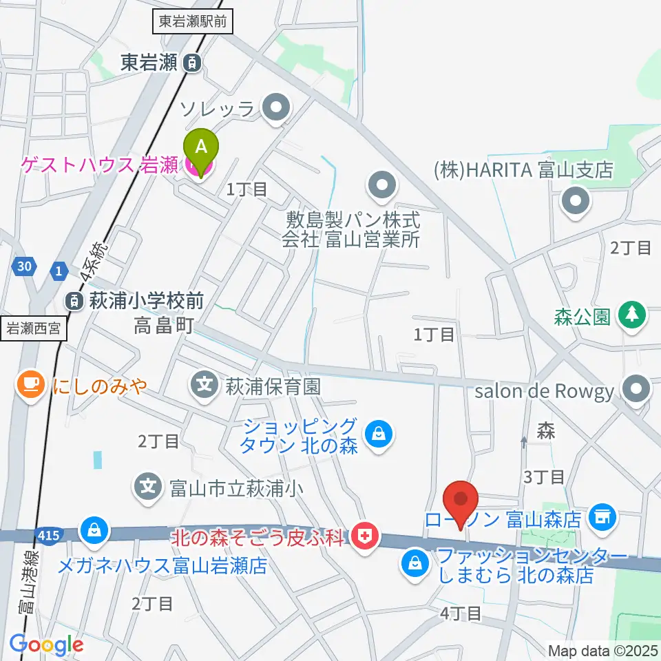 開進堂楽器 MPC北の森周辺のホテル一覧地図