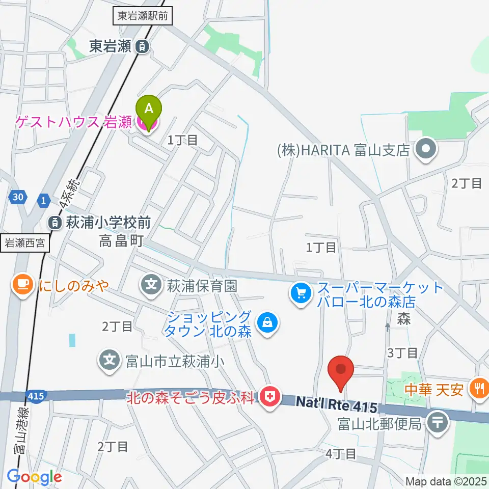 開進堂楽器 MPC北の森周辺のホテル一覧地図