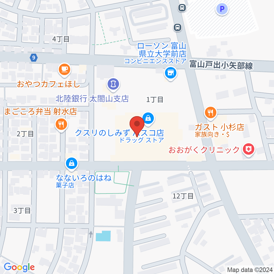 開進堂楽器 MPC太閤山周辺のホテル一覧地図