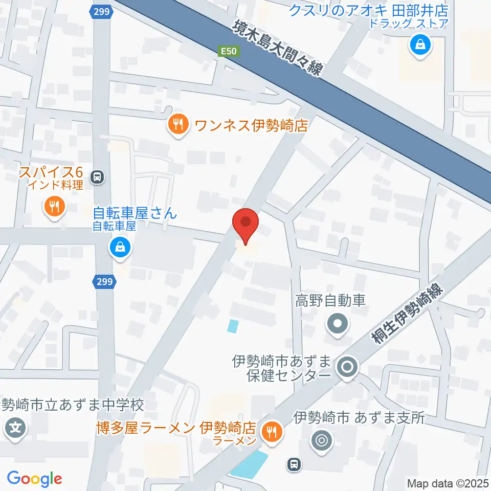 古澤ミュージックスクール周辺のホテル一覧地図