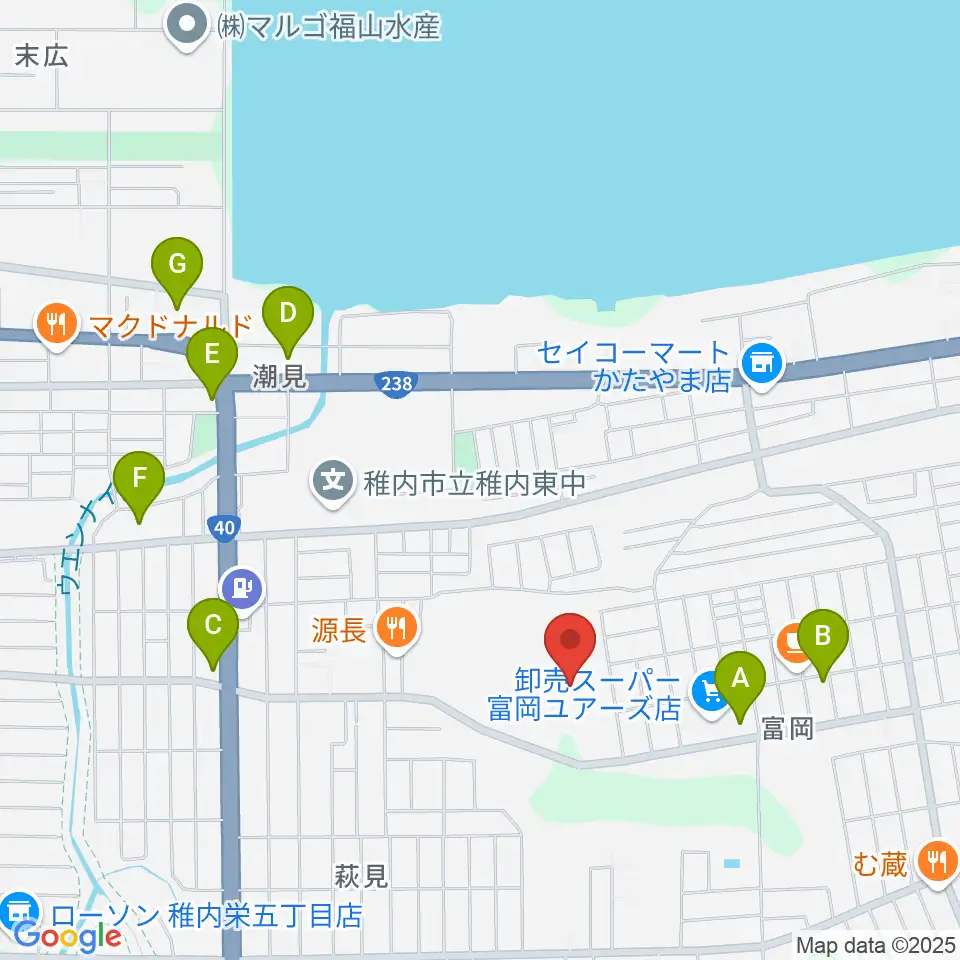 FMわっぴ～周辺のホテル一覧地図