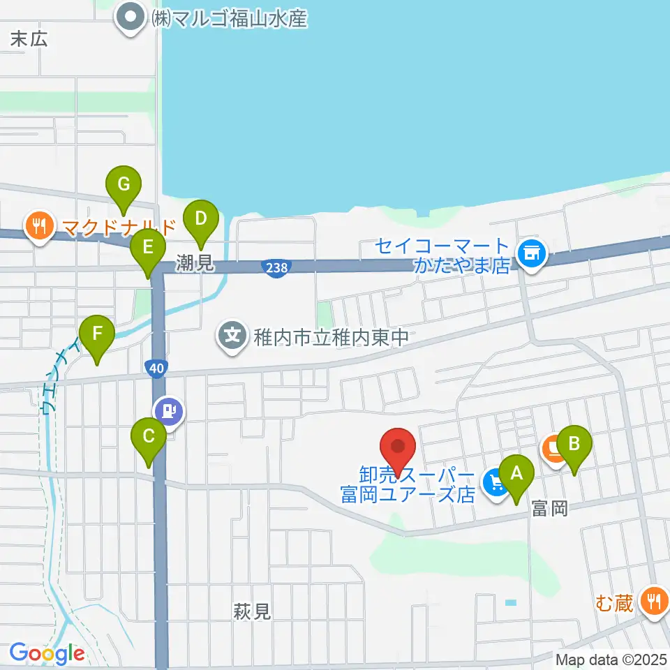 FMわっぴ～周辺のホテル一覧地図