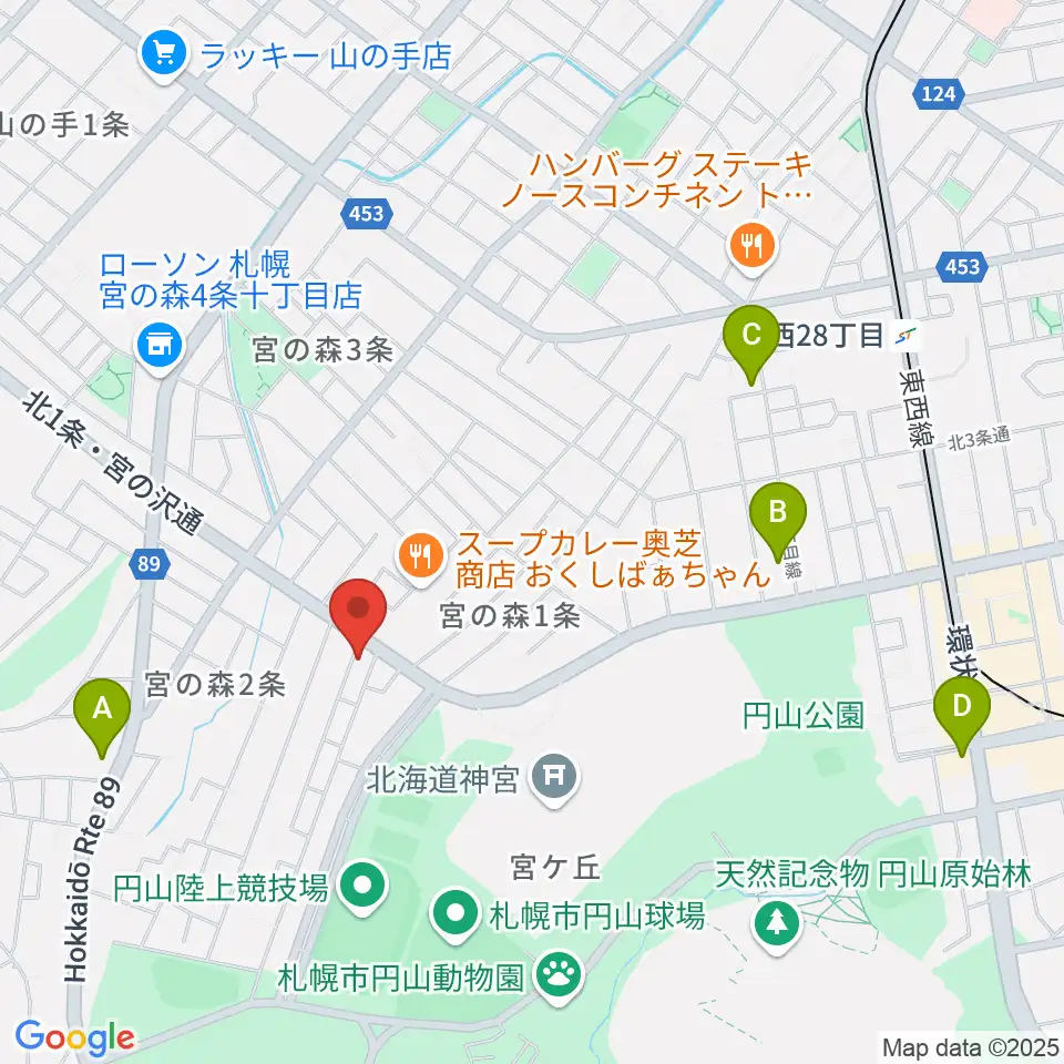 ラジオカロスサッポロ周辺のホテル一覧地図