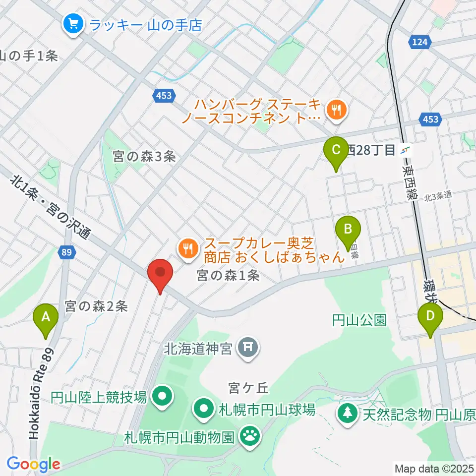 ラジオカロスサッポロ周辺のホテル一覧地図