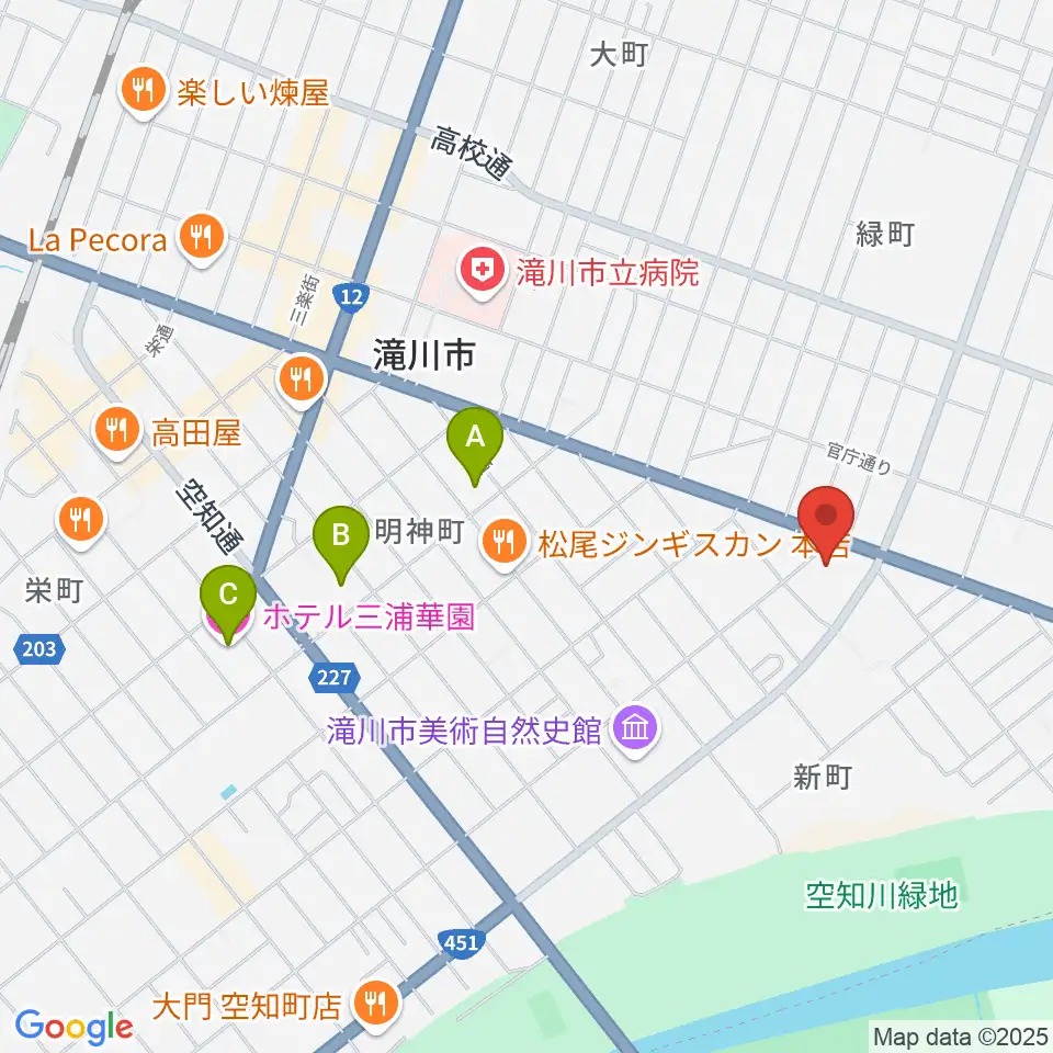 FM G'Sky周辺のホテル一覧地図