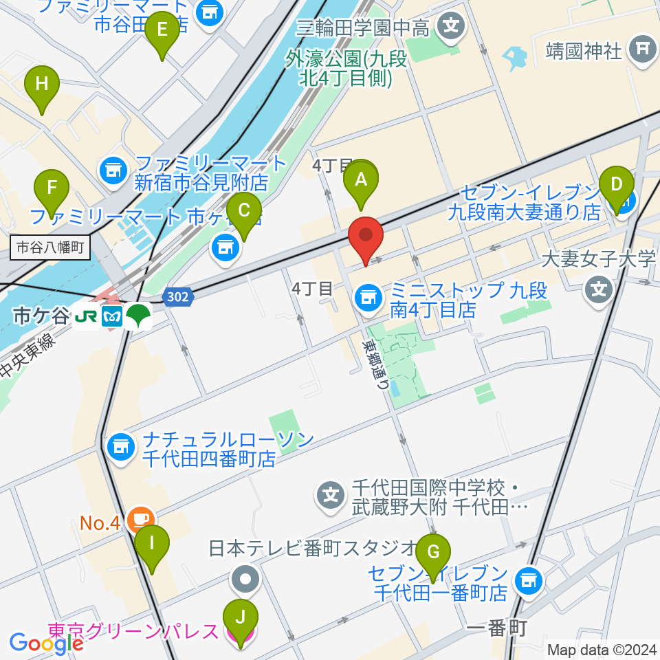 弦楽器Tonica周辺のホテル一覧地図