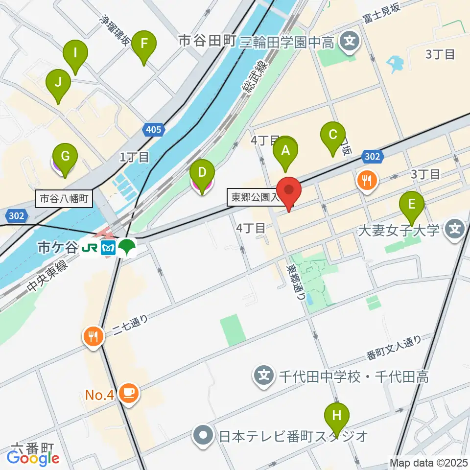 弦楽器Tonica周辺のホテル一覧地図