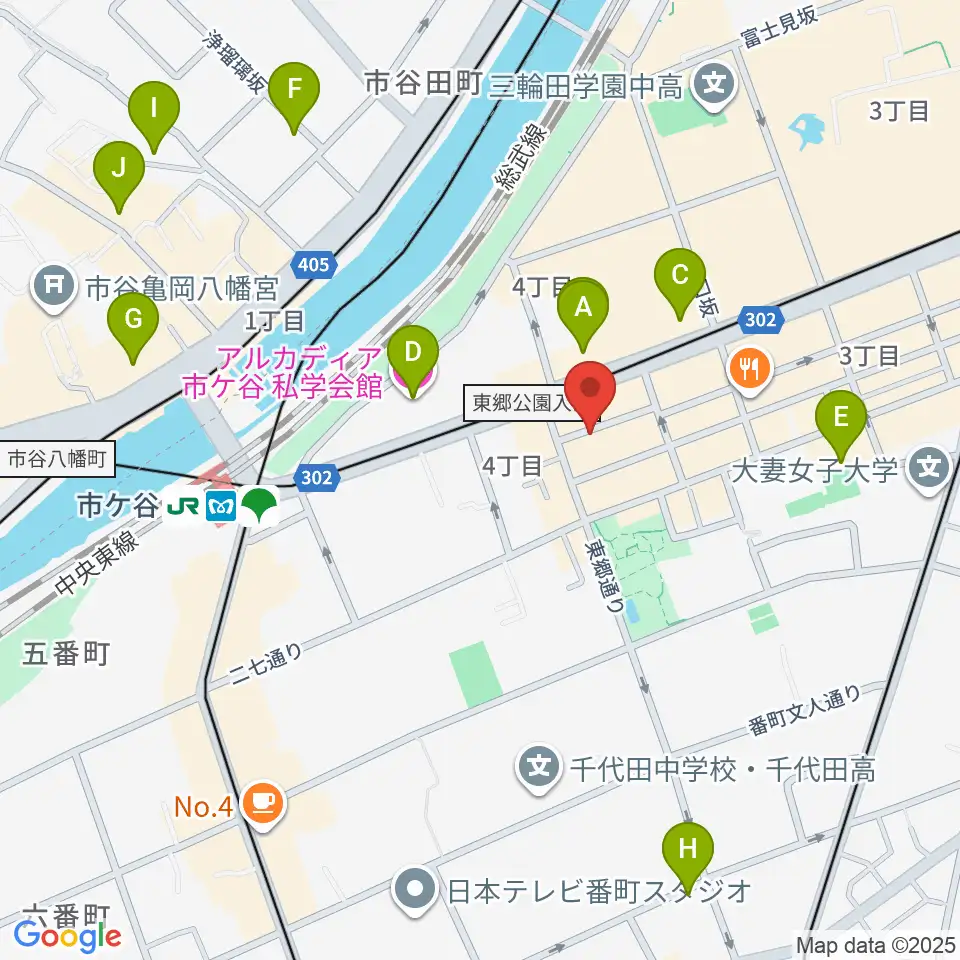 弦楽器Tonica周辺のホテル一覧地図
