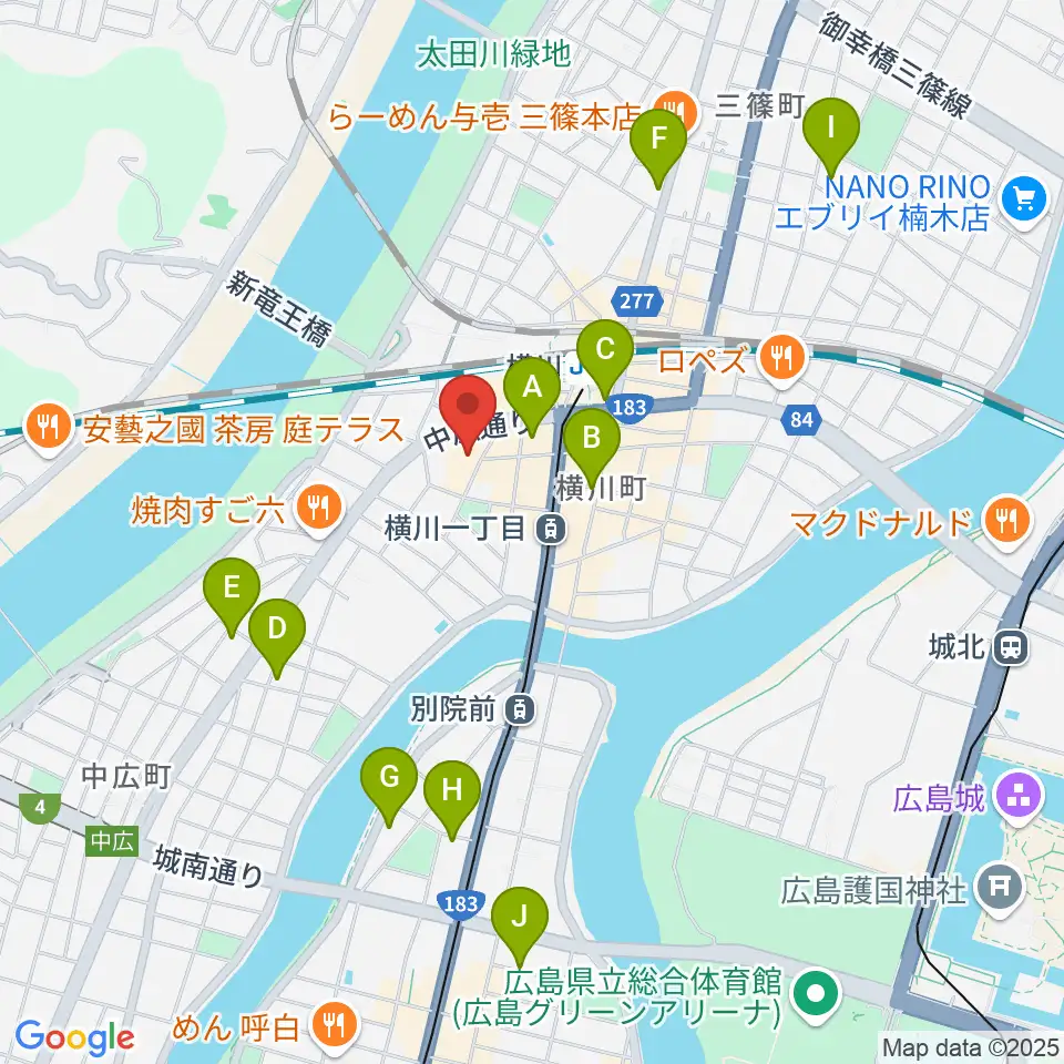 コジマホールディングス西区民文化センター周辺のホテル一覧地図