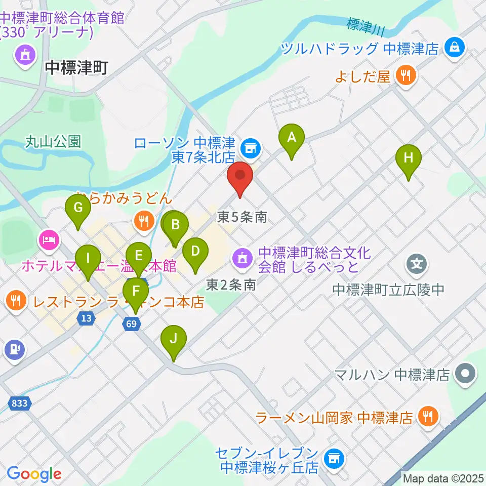 FMはな周辺のホテル一覧地図