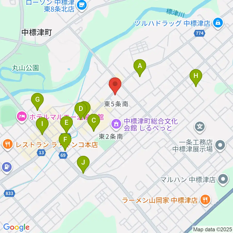 FMはな周辺のホテル一覧地図
