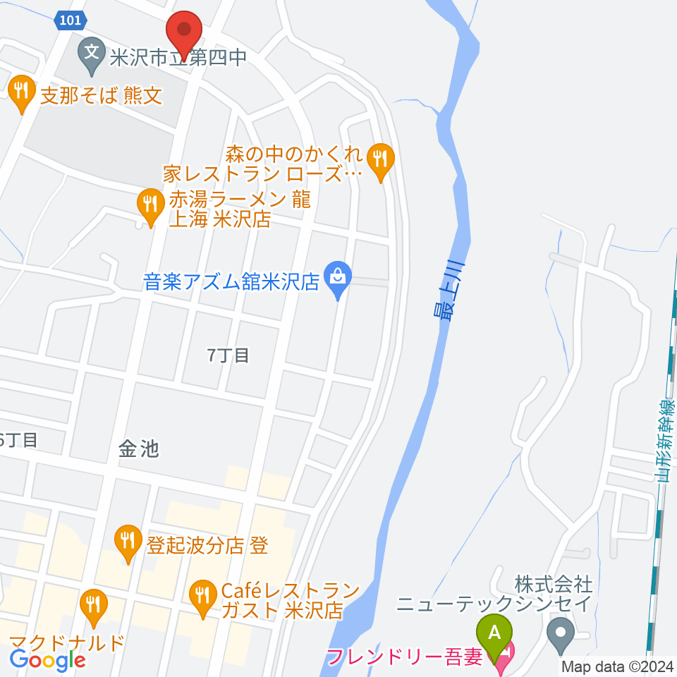 エフエムNCVおきたまGO！周辺のホテル一覧地図