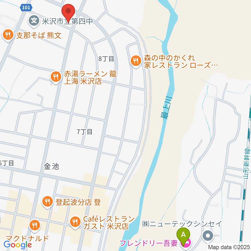 エフエムNCVおきたまGO！周辺のホテル一覧地図