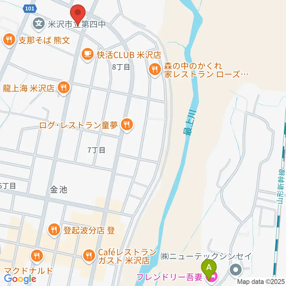 エフエムNCVおきたまGO！周辺のホテル一覧地図