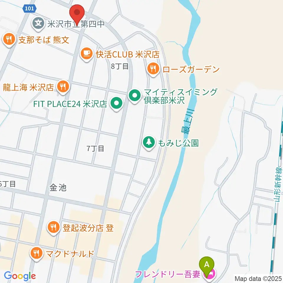 エフエムNCVおきたまGO！周辺のホテル一覧地図