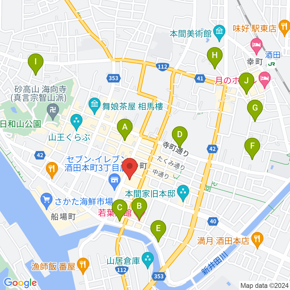 ハーバーラジオ周辺のホテル一覧地図