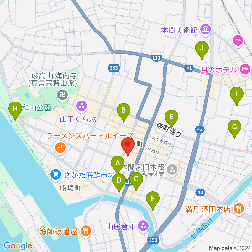 ハーバーラジオ周辺のホテル一覧地図