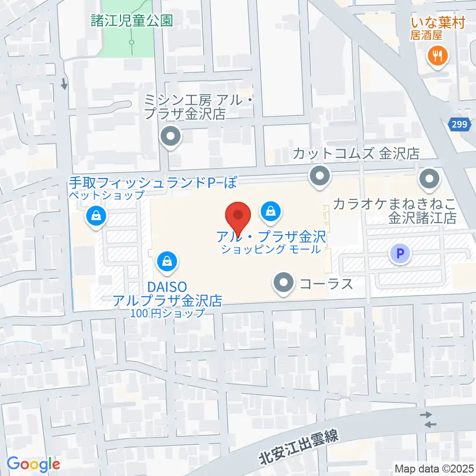 開進堂楽器 MPC諸江周辺のホテル一覧地図