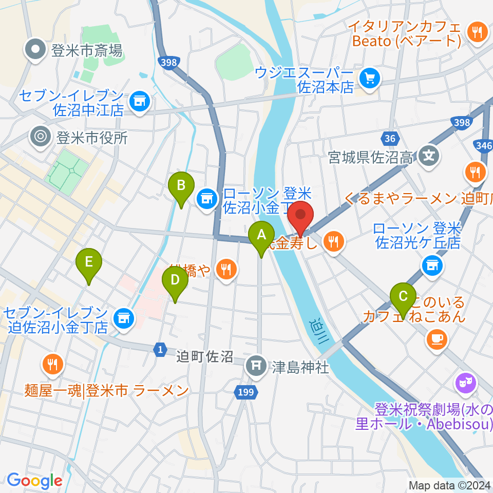 はっとエフエム周辺のホテル一覧地図