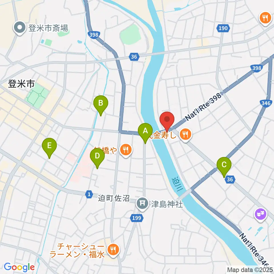 はっとエフエム周辺のホテル一覧地図
