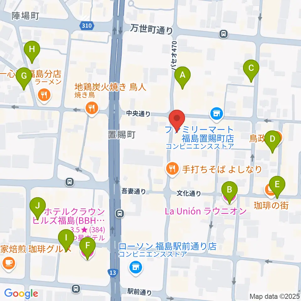 エフエムポコ周辺のホテル一覧地図
