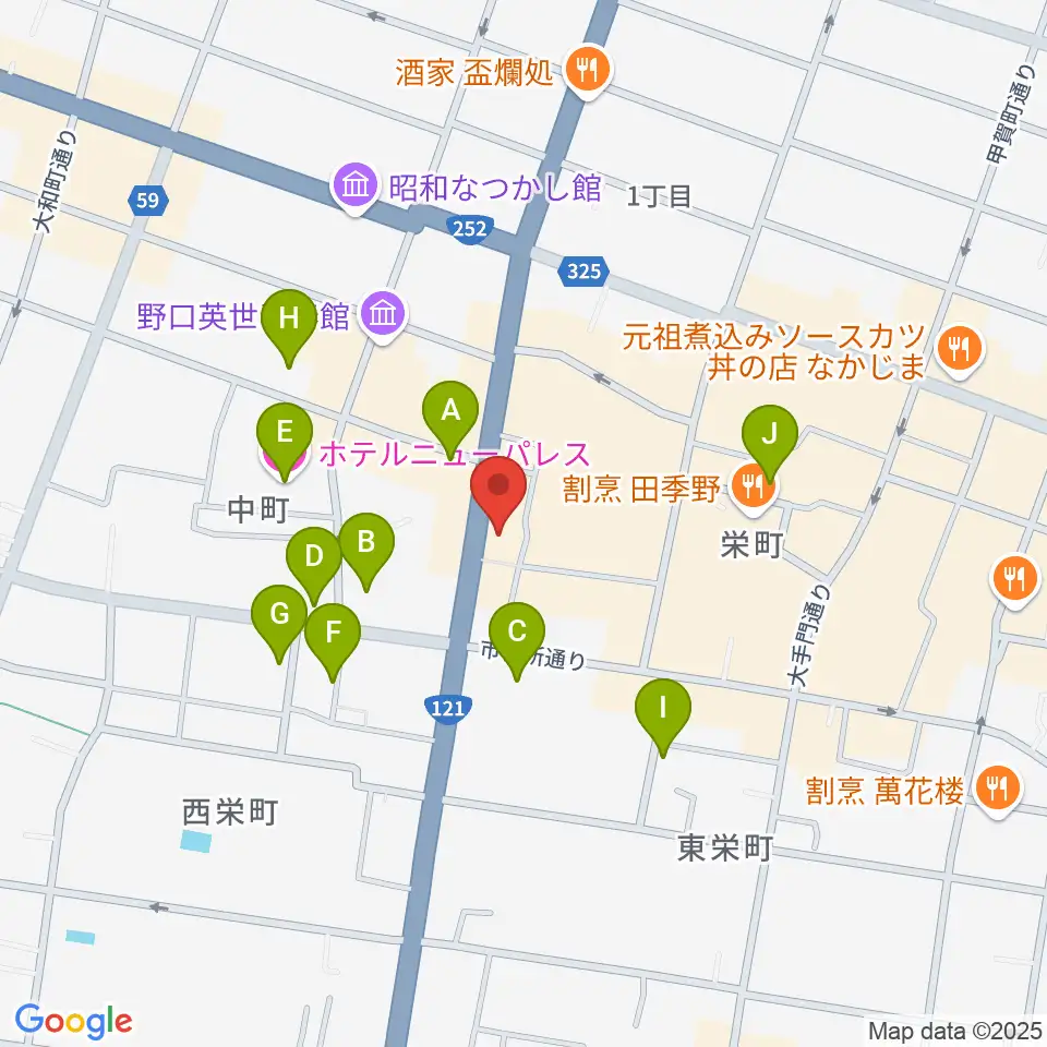 エフエム会津周辺のホテル一覧地図