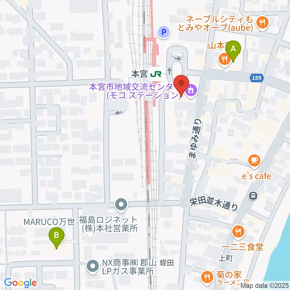 FMモットコム周辺のホテル一覧地図
