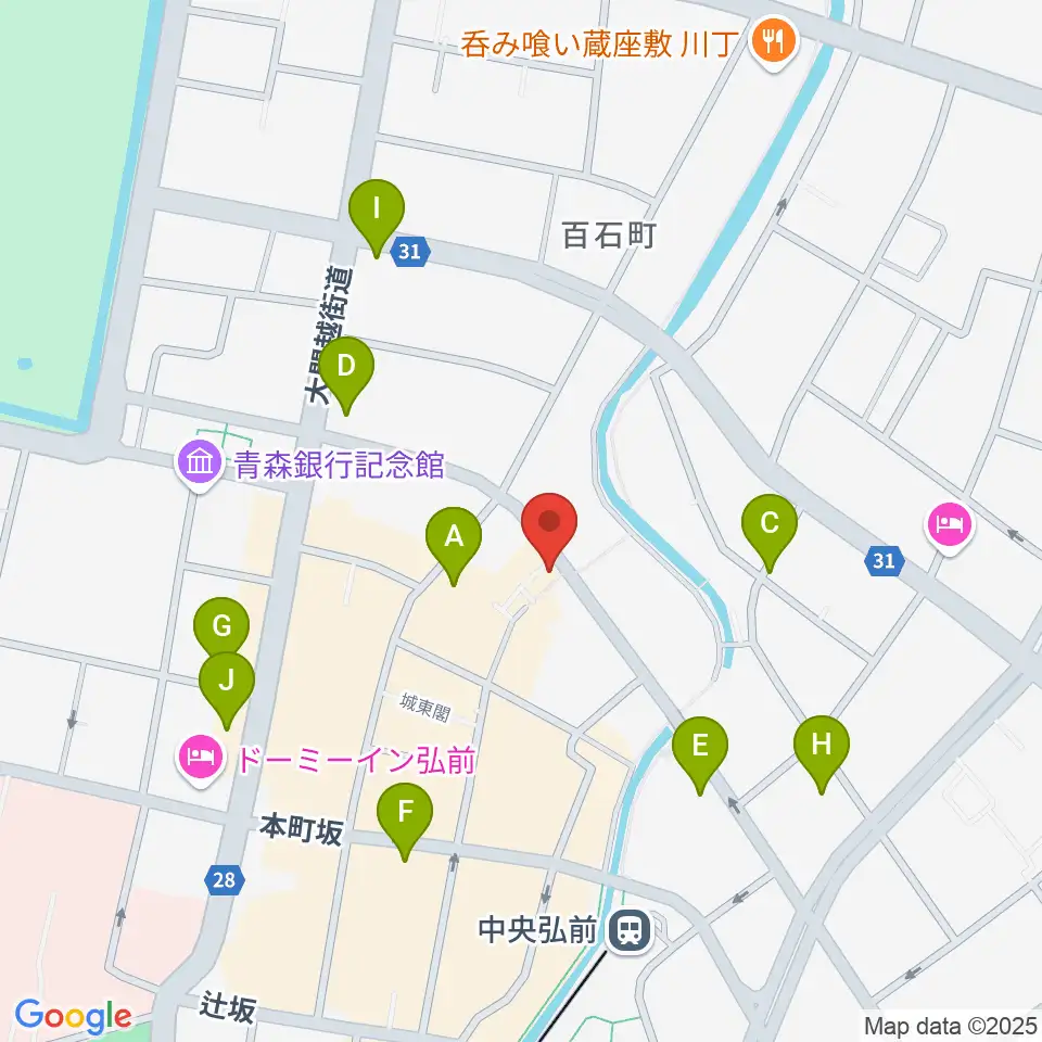 FMアップルウェーブ周辺のホテル一覧地図