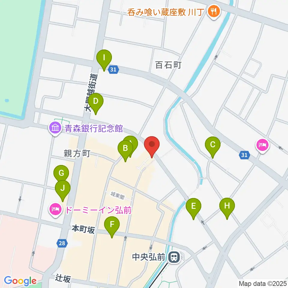 FMアップルウェーブ周辺のホテル一覧地図