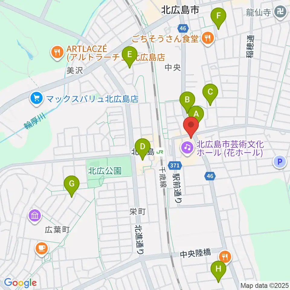 FMメイプル周辺のホテル一覧地図