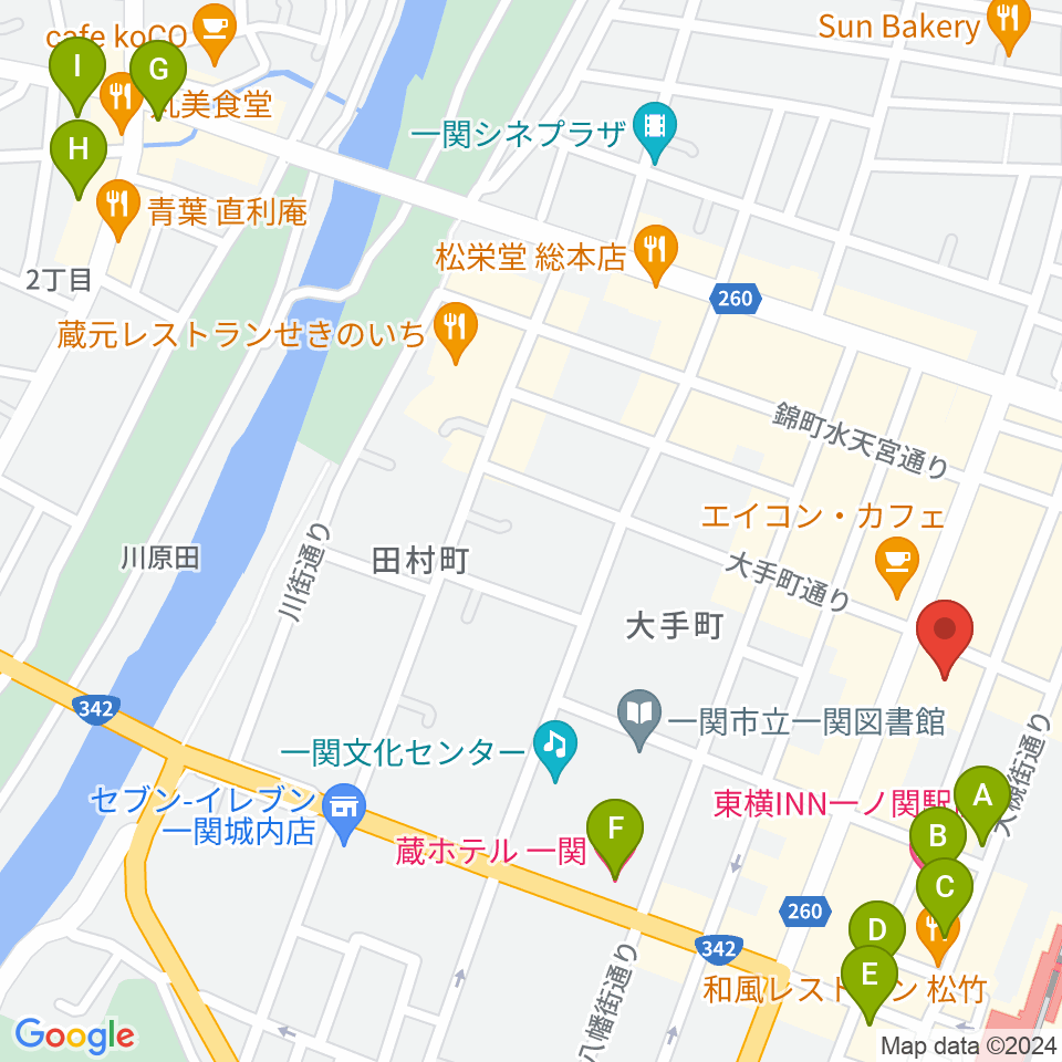 FMあすも周辺のホテル一覧地図