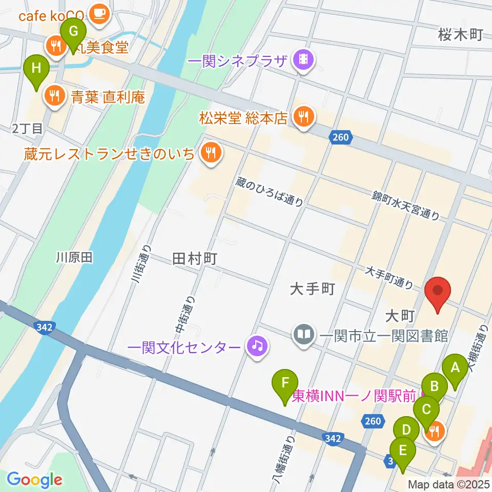 FMあすも周辺のホテル一覧地図