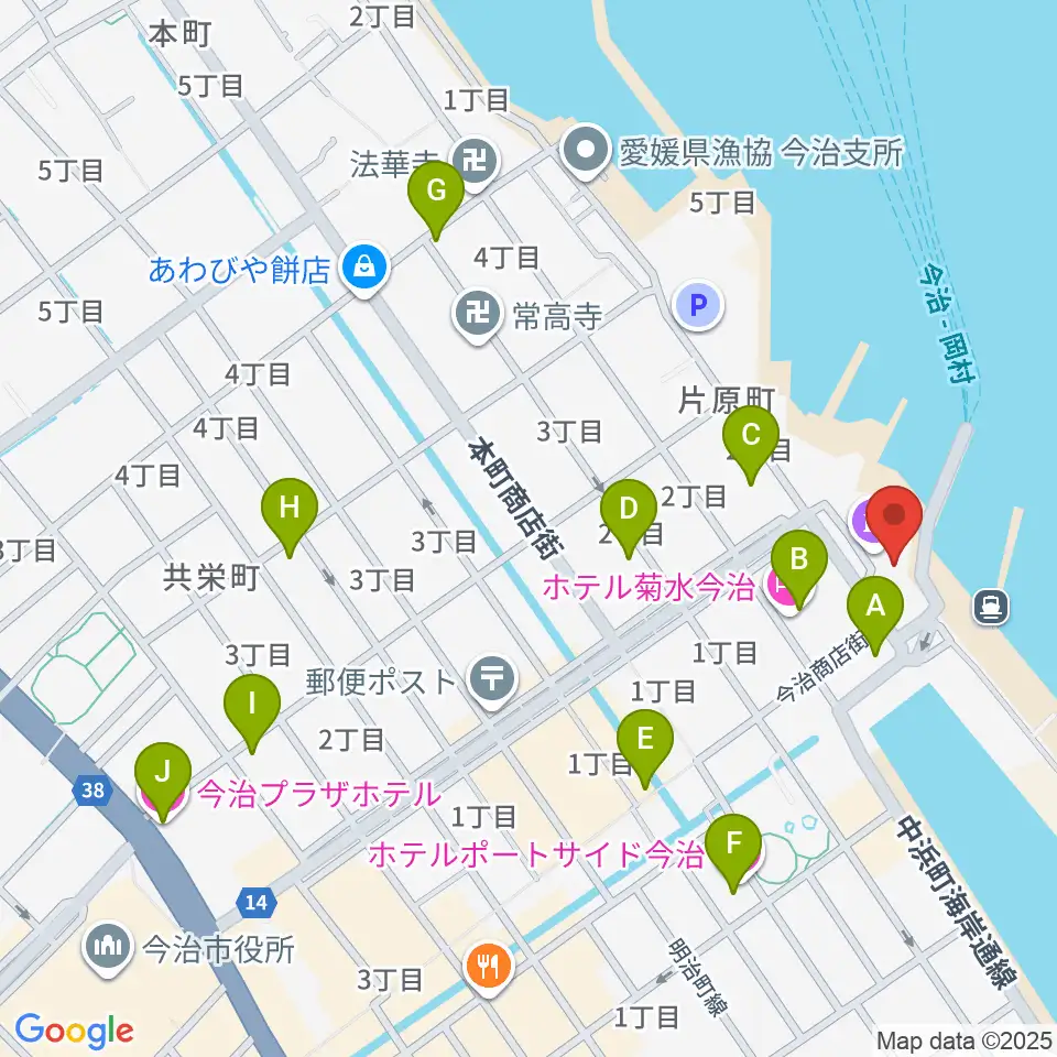 FMラヂオバリバリ周辺のホテル一覧地図