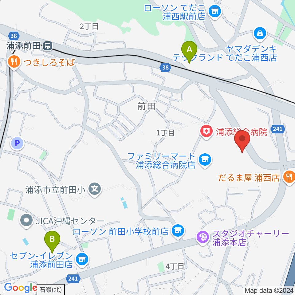 FM21周辺のホテル一覧地図