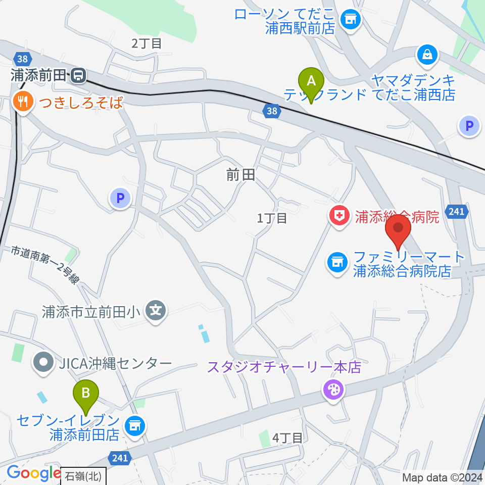 FM21周辺のホテル一覧地図