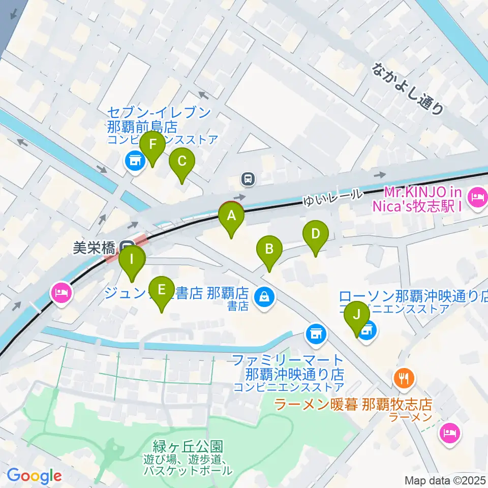 fm那覇周辺のホテル一覧地図